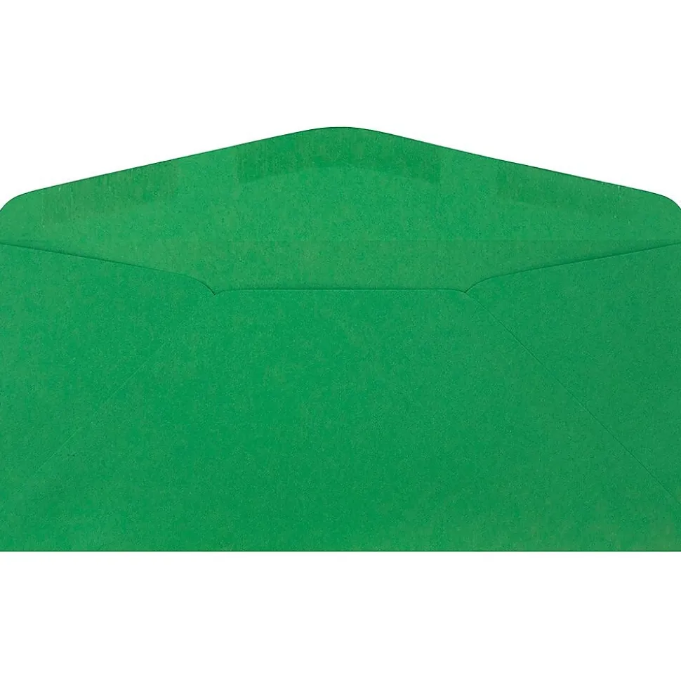 JAM Paper #9 Business Colored Envelopes, 3.875 x 8.875, Green Recycled, 25/Pack (1532896)