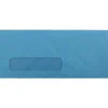JAM Paper #10 Business Window Envelope, 4 1/8" x 9 1/2", Blue, 50/Pack (5156476I)