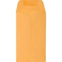 JAM Paper #3 Catalog Envelopes, 2 1/2" x 4 1/4", Brown Kraft, 50/Pack (94755-50)