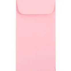 JAM Paper #7 Coin Business Envelopes, 3.5 x 6.5, Baby Pink, 25/Pack (1526773)