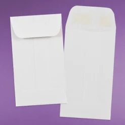 JAM Paper #3 Coin Business Envelopes, 2.5 x 4.25, White, Bulk 250/Box (1623183H)