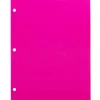 JAM Paper 3 Hole Punch 24lb Colored Paper, 8.5 x 11, Ultra Fuchsia Pink, 100 Sheets/Pack (354428163)