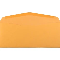 JAM Paper #12 Kraft Business Commercial Envelope, 4 3/4" x 11", Manila Brown Kraft, 50/Pack (80762I)