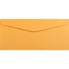 JAM Paper #10 Kraft Business Envelope, 4 1/8" x 9 1/2", Brown Kraft, 50/Pack (3984I)