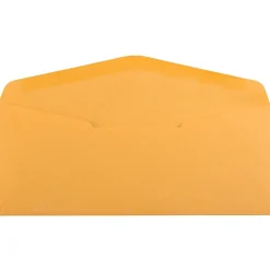 JAM Paper #10 Kraft Business Envelope, 4 1/8" x 9 1/2", Brown Kraft, 50/Pack (3984I)