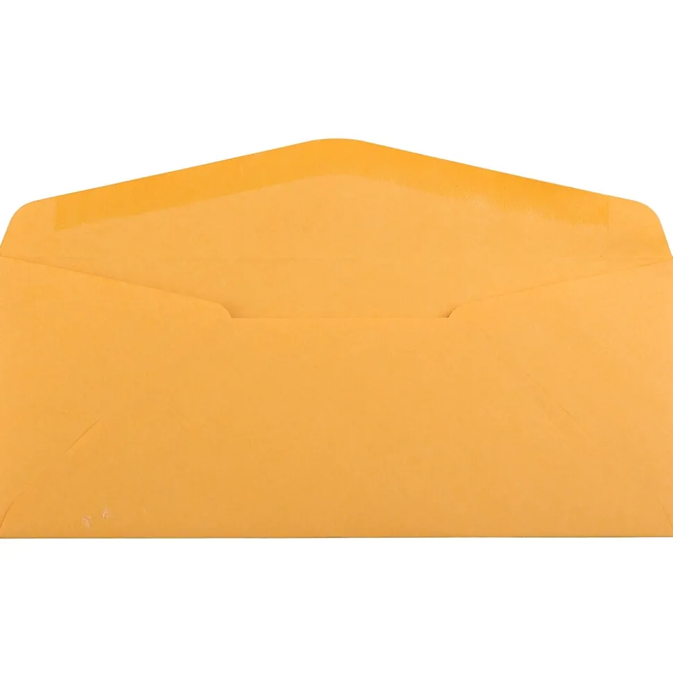 JAM Paper #10 Kraft Business Envelope, 4 1/8" x 9 1/2", Brown Kraft, 50/Pack (3984I)