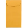 JAM Paper #6 Kraft Coin Business Envelopes, 3.375 x 6, Brown Kraft Manila, 50/Pack (1623992i)