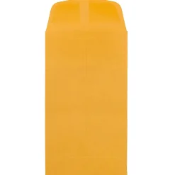 JAM Paper #6 Kraft Coin Envelope, 3 3/8" x 6", Brown Kraft, 25/Pack (1623992)