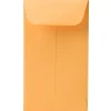 JAM Paper #3 Kraft Coin Envelope, 2 1/2" x 4 1/4", Brown Kraft, 50/Pack (1623989I)