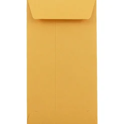 JAM PAPER #5.5 Kraft Coin Recycled Business Envelopes, 3 1/8 x 5 1/2, Brown Kraft Recycled, 100/Pack (40931170B)