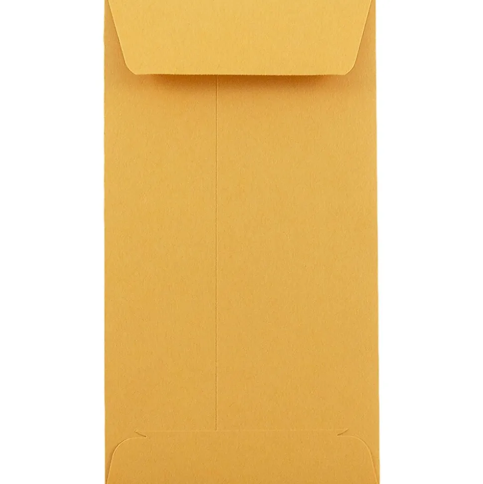 JAM PAPER #5.5 Kraft Coin Recycled Business Envelopes, 3 1/8 x 5 1/2, Brown Kraft Recycled, 100/Pack (40931170B)