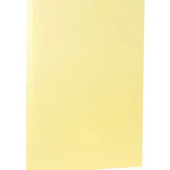 JAM Paper 80 lb. Cardstock Paper, 8.5" x 14", Light Yellow, 50 Sheets/Pack (16729341)