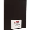 JAM Paper 80 lb. Cardstock Paper, 8.5" x 11", Black, 50 Sheets/Pack (64429575)