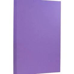 JAM Paper 65 lb. Cardstock Paper, 8.5" x 14", Violet Purple, 50 Sheets/Pack (16730933)