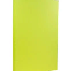 JAM Paper 65 lb. Cardstock Paper, 8.5" x 14", Ultra Lime Green, 50 Sheets/Pack (16730929)