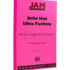 JAM Paper 65 lb. Cardstock Paper, 8.5" x 14", Ultra Fuchsia Pink, 50 Sheets/Pack (16730928)
