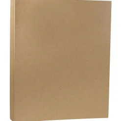 JAM Paper 65 lb. Cardstock Paper, 8.5" x 11", Brown Kraft, 250 Sheets/Ream (LEKR120606B)