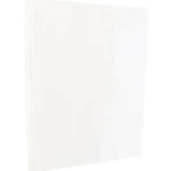 JAM Paper 80 lb. Cardstock Paper, 8.5" x 11", White Glossy, 50 Sheets/Pack (01034702F)