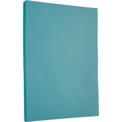 JAM Paper 65 lb. Cardstock Paper, 8.5" x 11", Blue, 50 Sheets/Pack (101899)