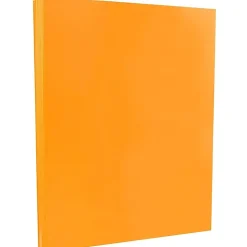 JAM Paper 65 lb. Cardstock Paper, 8.5" x 11", Ultra Orange, 50 Sheets/Pack (151027)