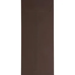 JAM Paper #14 Policy Business Commercial Envelope, 5" x 11 1/2", Chocolate Brown, 50/Pack (90094030I)