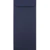 JAM Paper #10 Policy Business Envelopes, 4 1/8" x 9 1/2", Navy Blue, 25/Pack (LEBA317)