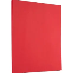 JAM Paper 30% Recycled Smooth Colored 8.5" x 11" Copy Paper, 24 lbs., Red, 50 Sheets/Pack (151023A)