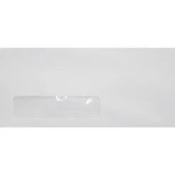 JAM PAPER #10 Window Envelopes (4 1/8 x 9 1/2), 24lb., Bright White, Laser Safe, 500/pack