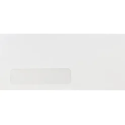 JAM Paper #10 Window Envelope, 4 1/8" x 9 1/2", White, 250/Pack (1633173CF)