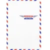 JAM Paper 6 x 9 Airmail Open End Catalog Envelopes, White, 50/Pack (1430743I)