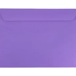 JAM Paper 9 x 12 Booklet Colored Envelopes, Violet Purple Recycled, 25/Pack (1531752)