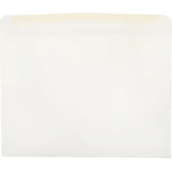 JAM Paper 9 x 12 Booklet Commercial Window Envelopes, White, 50/Pack (223932I)