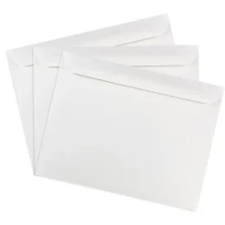 JAM Paper® 10 x 13 Booklet Envelopes, White, 50/Pack (4023222A)