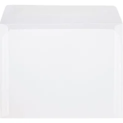 JAM Paper 10" x 13" Booklet Translucent Vellum Envelopes, Clear, 10/Pack (900840420D)