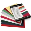 JAM PAPER 8.5" x 11" Cardstock, 100lb, Holiday Variety Pack, 100/pack (81211-C-HLDY-1)