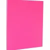 JAM PAPER 8.5" x 11" Color Cardstock, 65lb, Ultra Fuchsia, 100/pack (184851G)