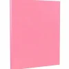 JAM PAPER 8.5" x 11" Color Cardstock, 65lb, Ultra Pink, 100/pack (103614G)