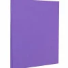 JAM PAPER 8.5" x 11" Color Cardstock, 65lb, Violet, 100/pack (102426G)