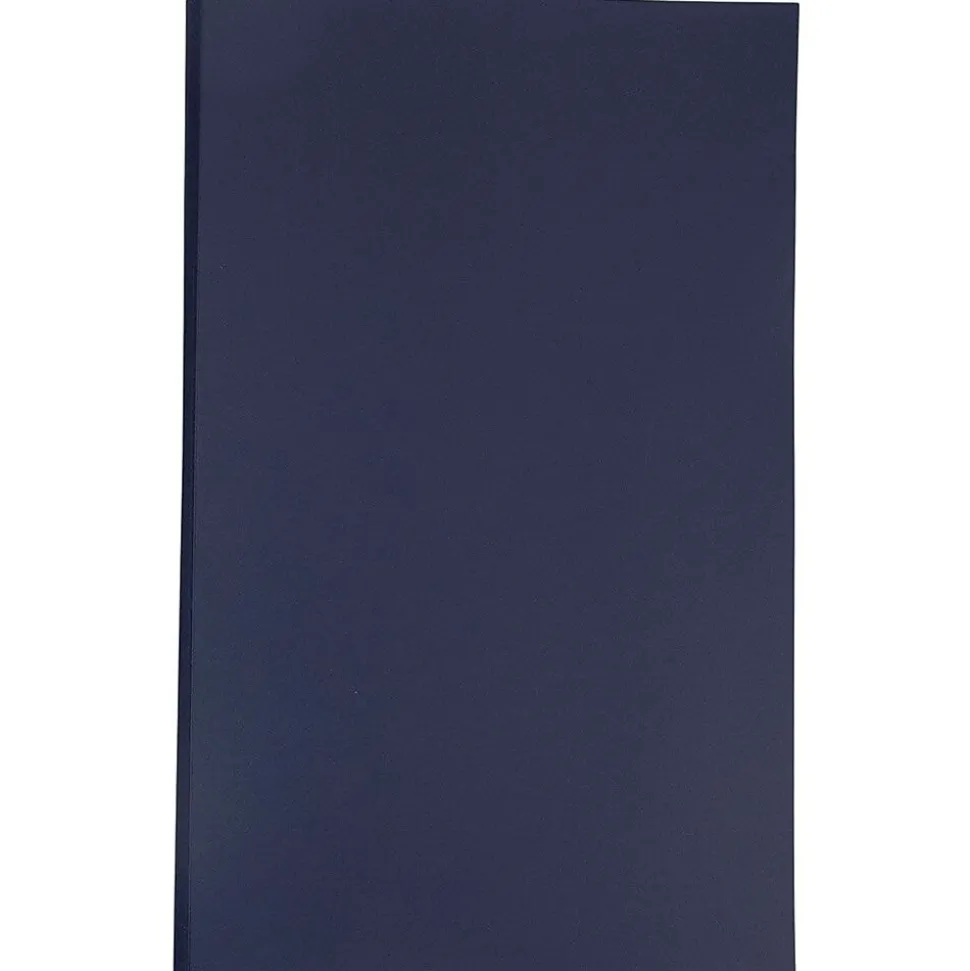 JAM Paper 8.5" x 14" Color Multipurpose Paper, 28 lbs., Navy Blue, 50 Sheets/Ream (64429510)