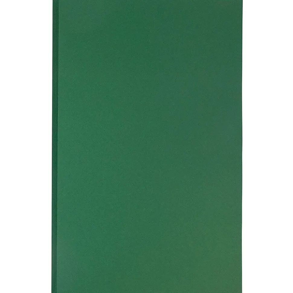 JAM Paper 8.5" x 14" Color Multipurpose Paper, 28 lbs., Dark Green, 50 Sheets/Ream (64429551)