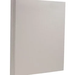 JAM Paper 8.5" x 11" Color Multipurpose Paper, 28 lbs., Light Grey, 500 Sheets/Ream (64432380B)