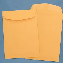 JAM Paper 7.5 x 10.5 Kraft Open End Catalog Envelopes, Brown Kraft Manila, 25/Pack (29215a)