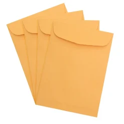 JAM Paper 7.5 x 10.5 Kraft Open End Catalog Envelopes, Brown Kraft Manila, 50/Pack (29215i)