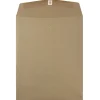 JAM Paper 10 x 13 Kraft Open End Catalog Envelopes with Clasp Closure, Brown Kraft Paper Bag, 25/Pack (563120854)