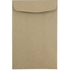 JAM Paper 6" x 9" Kraft Open End Catalog Envelopes, Brown Kraft Paper Bag, 10/Pack (51286524B)