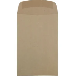 JAM Paper 6" x 9" Kraft Open End Catalog Envelopes, Brown Kraft Paper Bag, 10/Pack (51286524B)