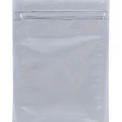 JAM Paper 6 x 8 Open End Catalog Foil Envelopes with Zip Closure, Clear, 25/Pack (3006A58A2)