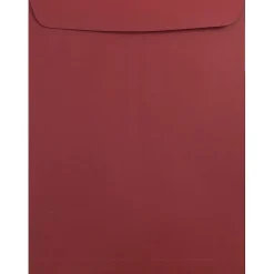JAM Paper 10 x 13 Open End Catalog Envelopes, Dark Red, 25/Pack (31287541a)