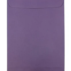 JAM Paper 10 x 13 Open End Catalog Envelopes, Dark Purple, 25/Pack (1287032a)