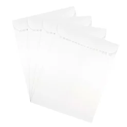 JAM Paper 10 x 13 Open End Catalog Envelopes with Peel and Seal Closure, White, 25/Pack (356828782a)